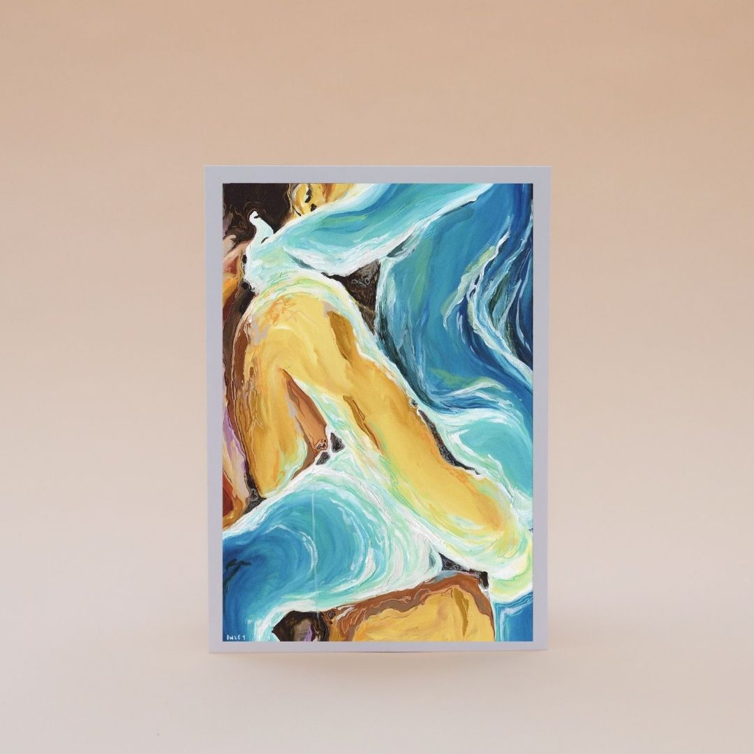 A4 Deep Inside Her Ocean Intimate Print