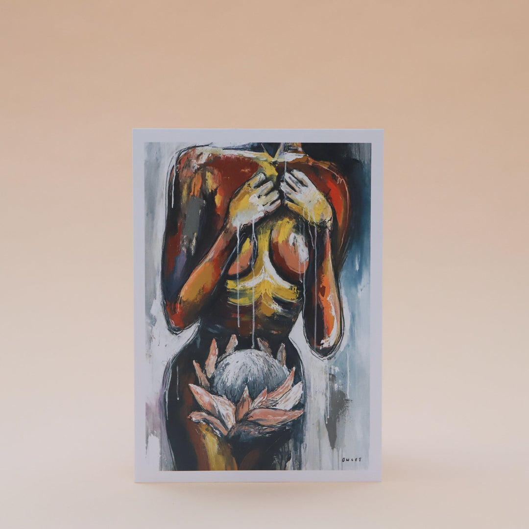 A4 It All Returns To Her Intimate Print