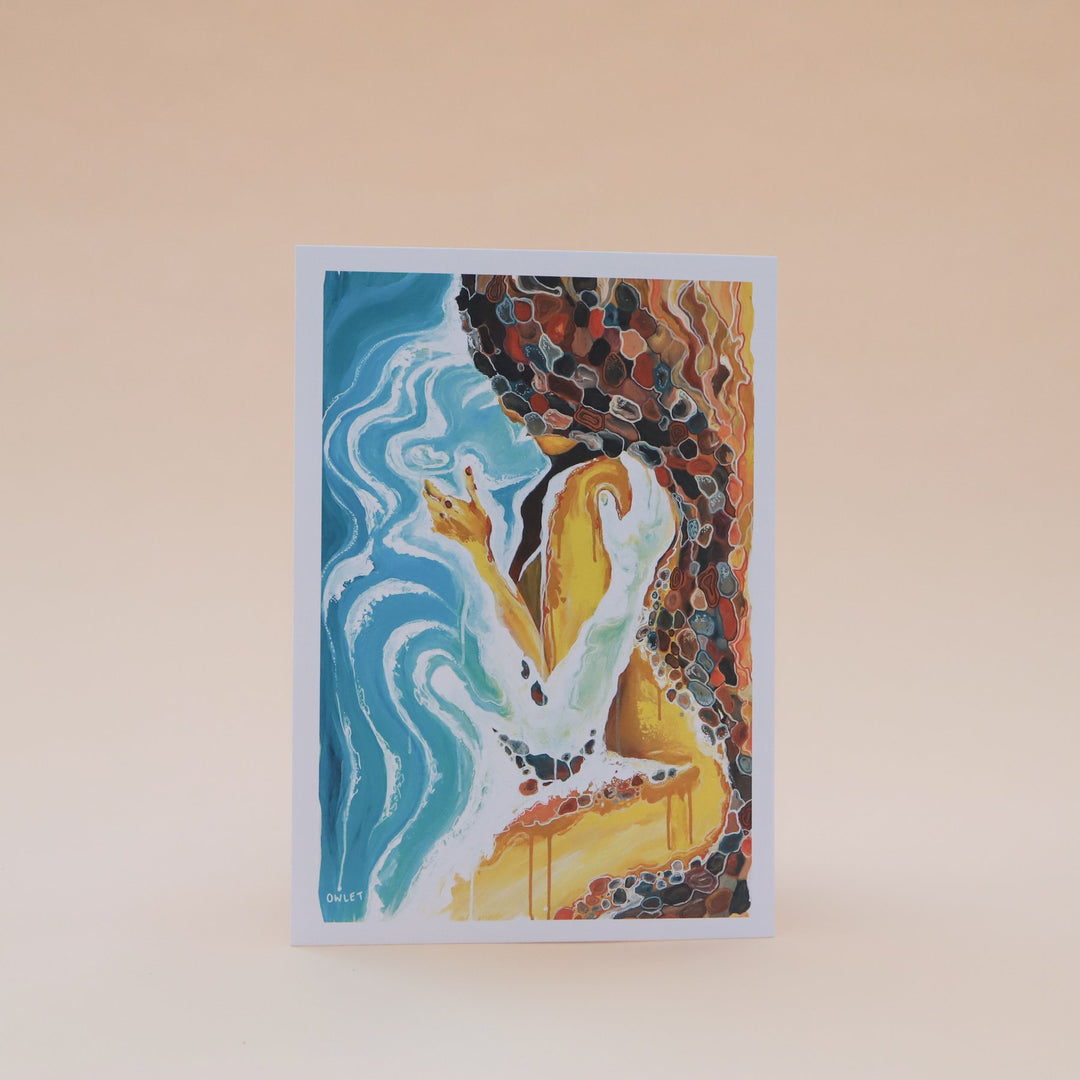 A4 Seas Embrace Intimate Print