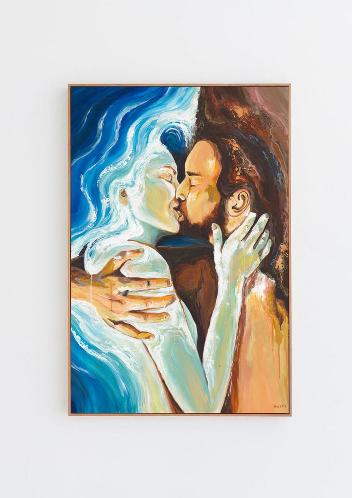 Two Worlds Collide Print
